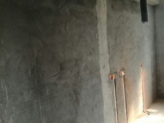 水、电管开槽施作