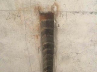 水、电管开槽施作