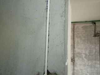 水、电管开槽施工