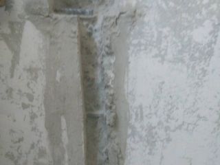水、电管开槽施作