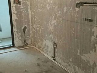 强、弱电布管，穿线施作