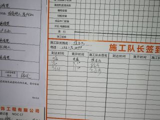 水、电管开槽施作