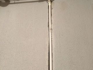 水、电管开槽施作