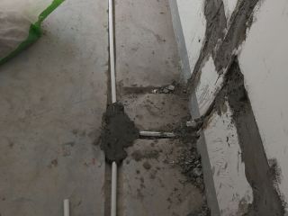 水电线管开槽施工
