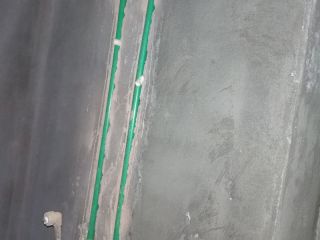 水、电管开槽施作