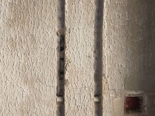 水、电管开槽施作