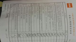 安装工程 验收