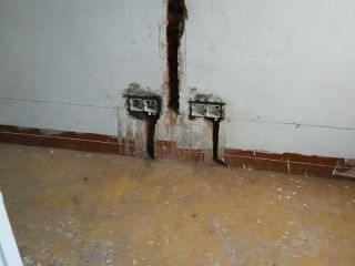 水电线管开槽施工