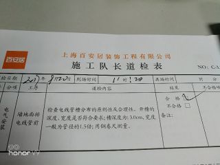 水、电管开槽施作