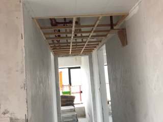 石膏板吊顶施作