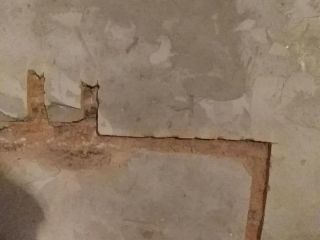 水、电管开槽施作