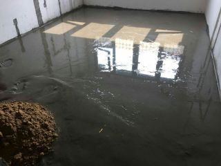 地砖铺贴及地面找平施作