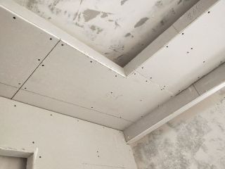 石膏板吊顶施作