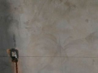 水、电管开槽施作
