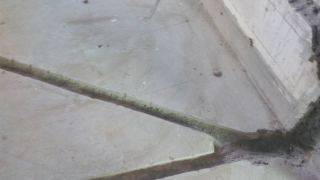 水、电管开槽施作