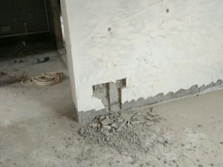 水电线管开槽施工