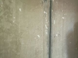 水、电管开槽施作