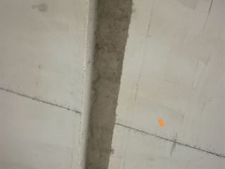 水、电管开槽施作