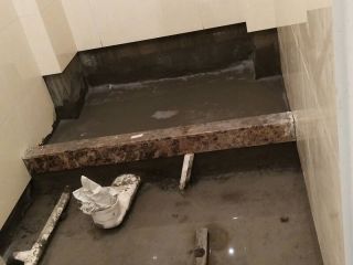 地砖铺贴及地面找平施作