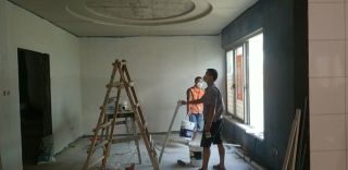 现场木制品造型施作