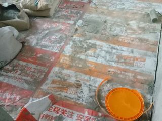 地砖铺贴及地面找平施作