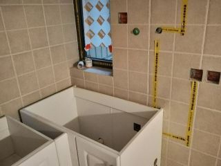 集成吊顶及橱柜柜体安装