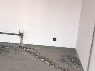 水电线管开槽施工