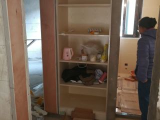 现场木制品造型施作
