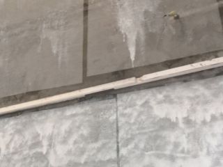 水、电管开槽施作