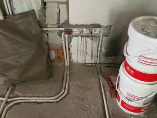 水电线管开槽施工