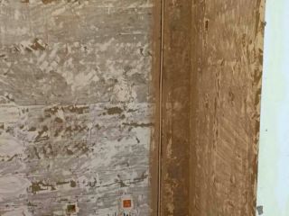 水、电管开槽施作