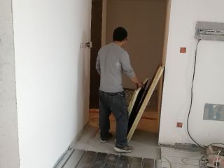 现场木制品造型施作