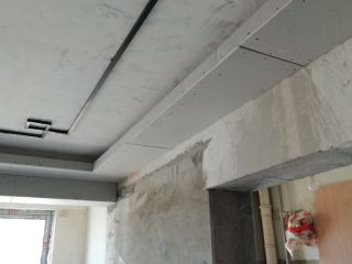 石膏板吊顶施作