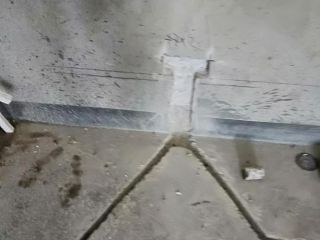 水、电管开槽施作