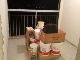 地砖铺贴及地面找平施作