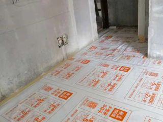 地砖铺贴及地面找平施作