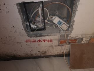 强、弱电布管，穿线施作