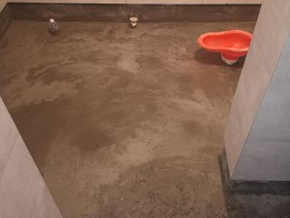 地砖铺贴及地面找平施作