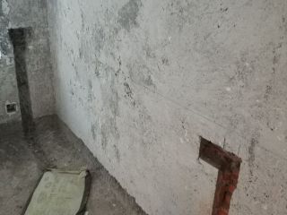 水、电管开槽施作