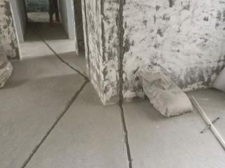 水、电管开槽施工