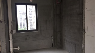 水、电管开槽施作