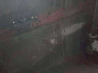水、电管开槽施作