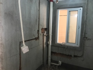 水、电管开槽施工