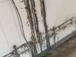水、电管开槽施作