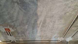 水、电管开槽施作