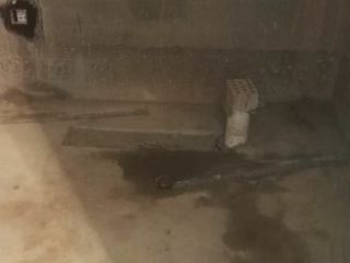 水、电管开槽施作