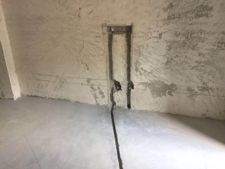 水电线管开槽施工