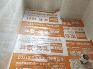 地砖铺贴及地面找平施作