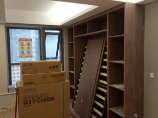 现场木制品造型施作