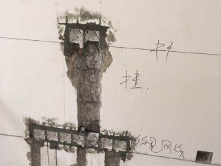 水、电管开槽施作